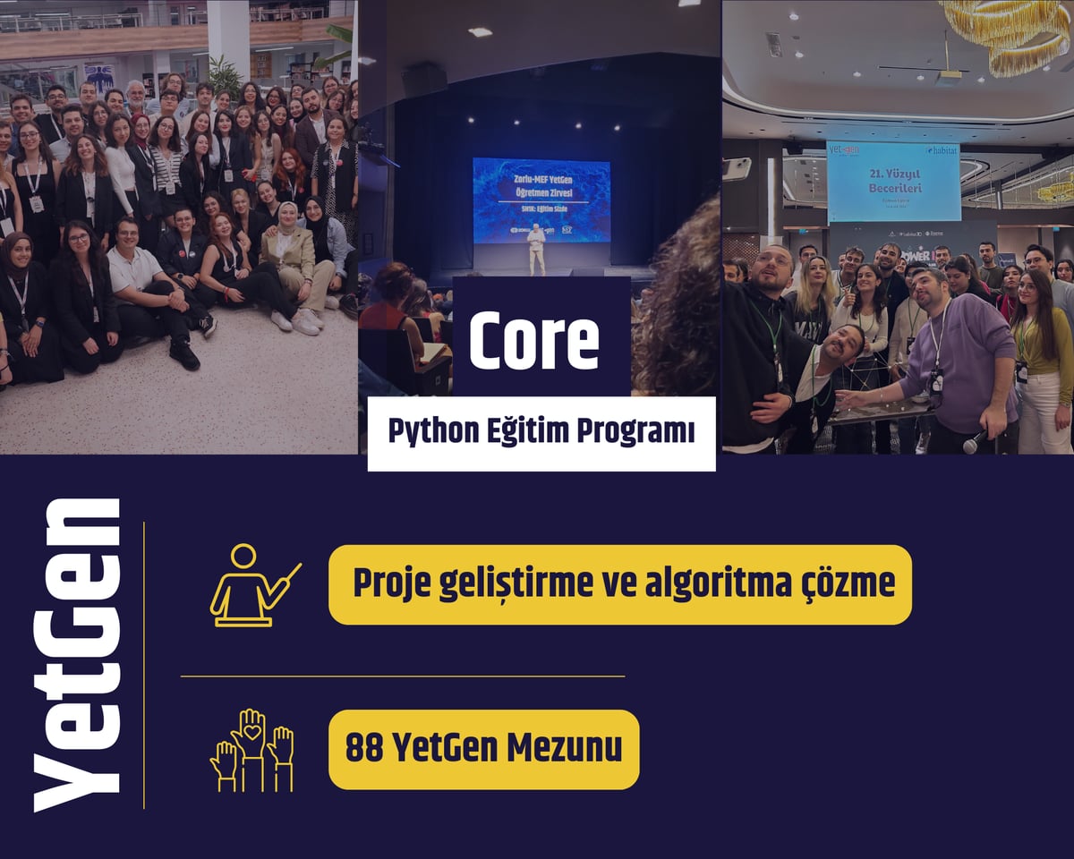 YetGen Core Python Eğitim Programı